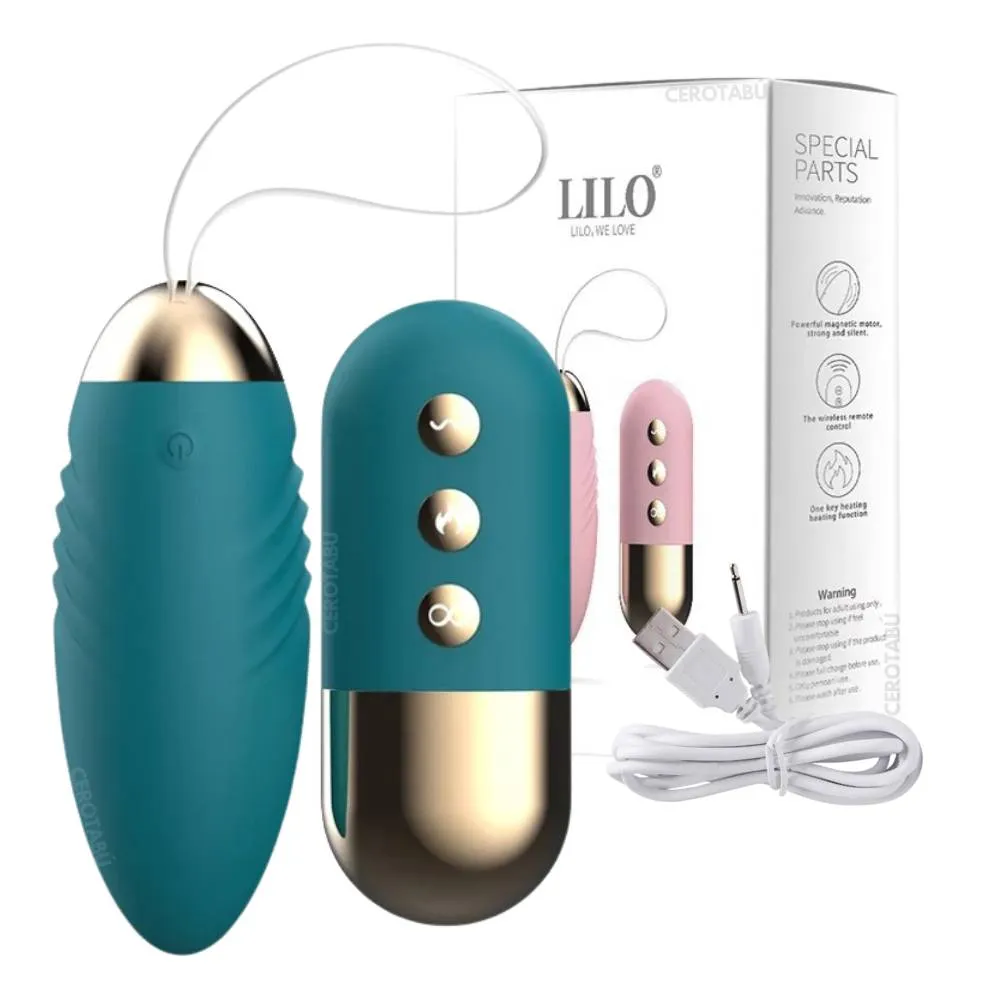 Huevo Vibrador Inalámbrico De Lujo Con Temperatura Gladiator 2